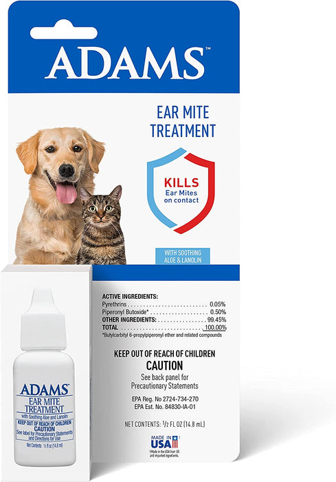 Photo of Adams Pet Care-Adams Flea and Tick Ear Mite Treatment-5 oz-from Pet Wish Pros