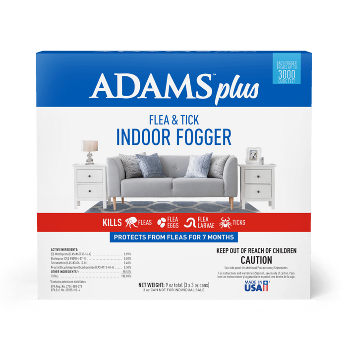 Photo of Adams Pet Care-Adams Plus Flea & Tick Indoor Fogger-(3 oz) [3 count]-from Pet Wish Pros