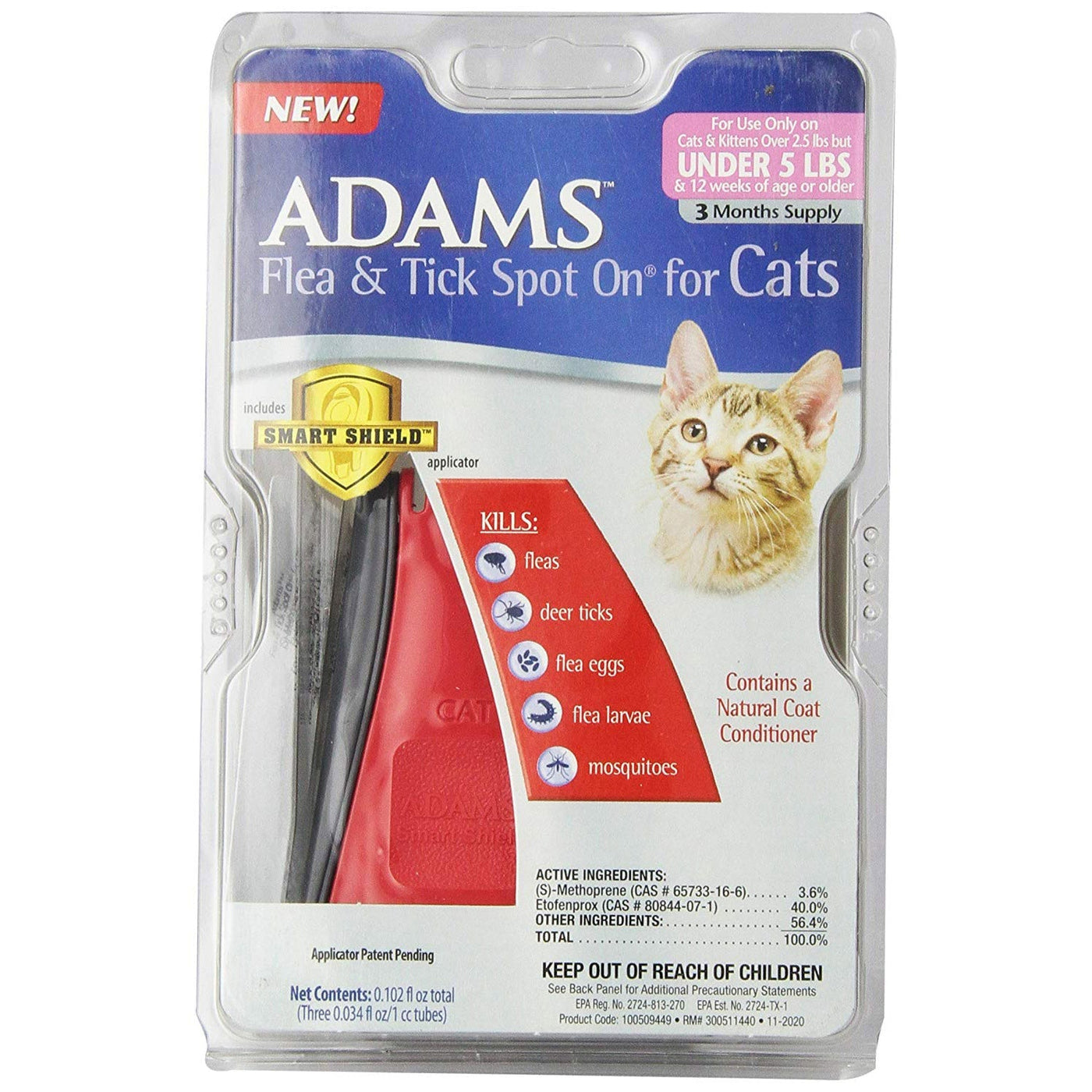 Adams Plus Flea and Tick Spot on for Cats — Pet Wish Pros