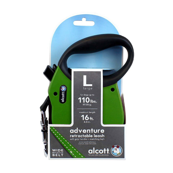 Photo of Alcott-Alcott Adventure Retractable Dog Leash-Green-Large-from Pet Wish Pros