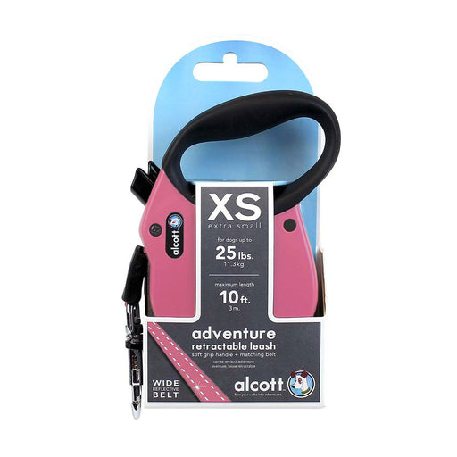 Photo of Alcott-Alcott Adventure Retractable Dog Leash-Pink-X-Small-from Pet Wish Pros