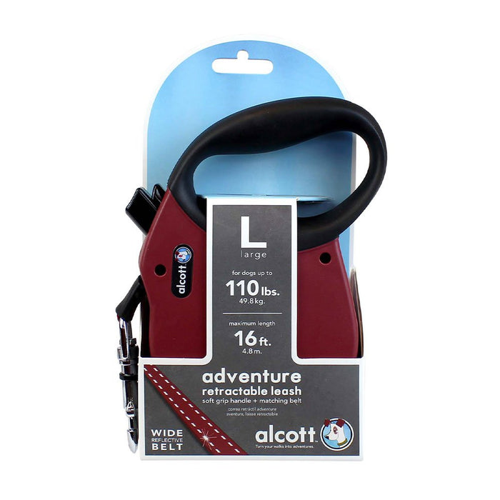 Photo of Alcott-Alcott Adventure Retractable Dog Leash-Red-Large-from Pet Wish Pros