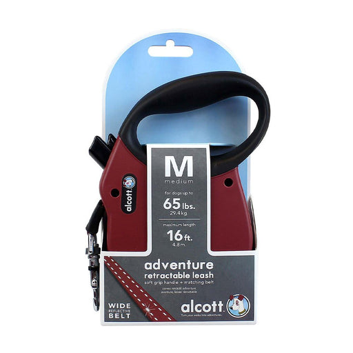 Photo of Alcott-Alcott Adventure Retractable Dog Leash-Red-Medium-from Pet Wish Pros