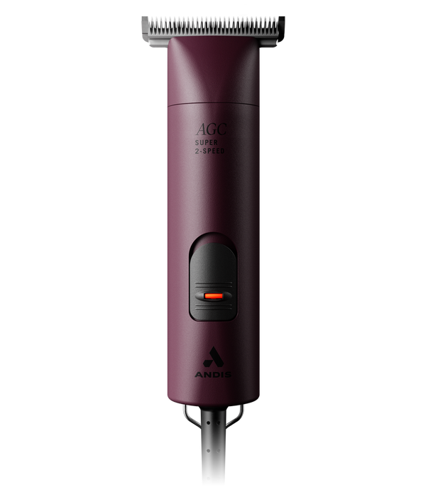 Photo of Andis-AGC Super 2-Speed with T-84 Detachable Blade Clipper-Maroon-from Pet Wish Pros