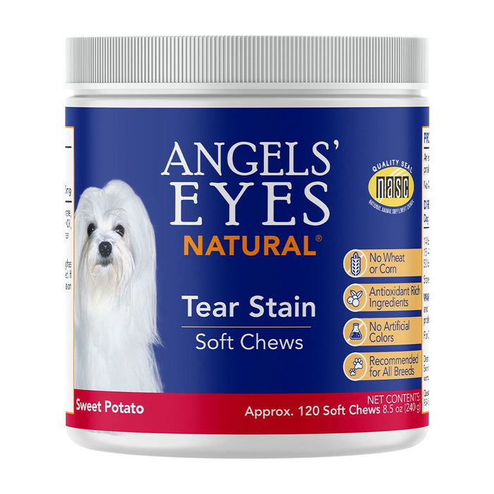 Photo of Angels' Eyes-Angels’ Eyes NATURAL Tear Stain Soft Chews-Sweet Potato-120 count-from Pet Wish Pros