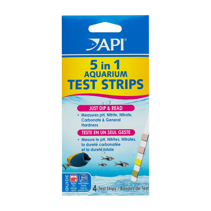 Photo of Api Fish Care-API 5 In 1 Aquarium Test Strips-4 count-from Pet Wish Pros