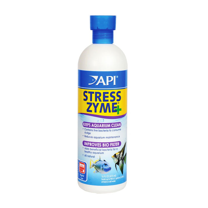 Photo of Api Fish Care-API Stress Zyme for Aquarium-16 fl oz-1 pack-from Pet Wish Pros