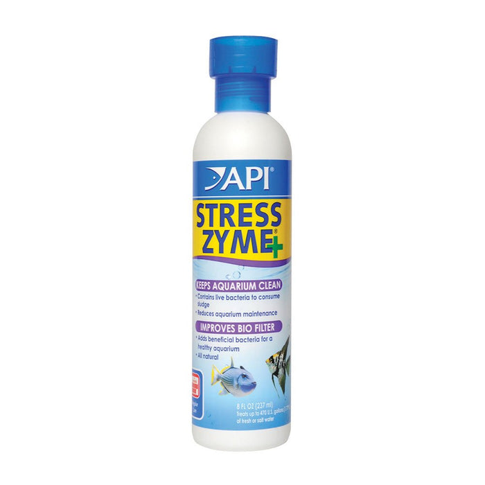 Photo of Api Fish Care-API Stress Zyme for Aquarium-8 fl oz-1 pack-from Pet Wish Pros
