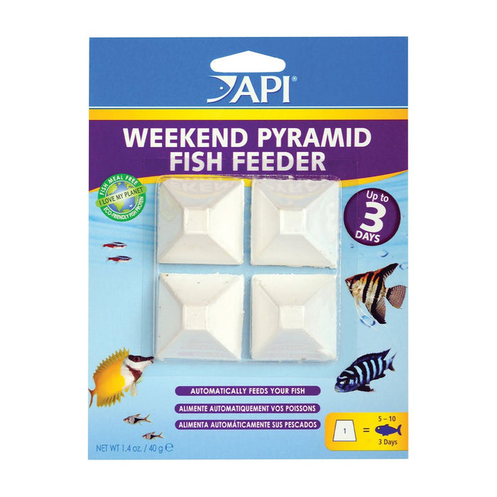 Api Fish Prodcots API Weekend Pyramid Fish Feeder — Pet Wish Pros