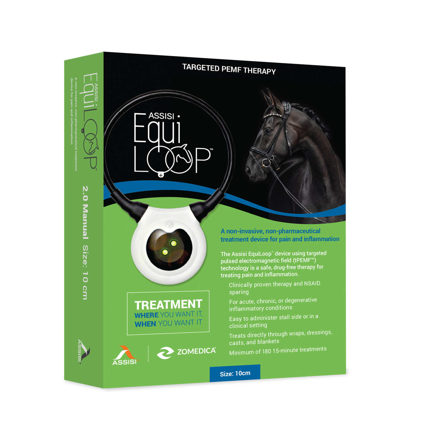 Photo of Assisi Animal Health-Assisi EquiLOOP 2.0 tPEMF Device for Horses-10 cm-from Pet Wish Pros