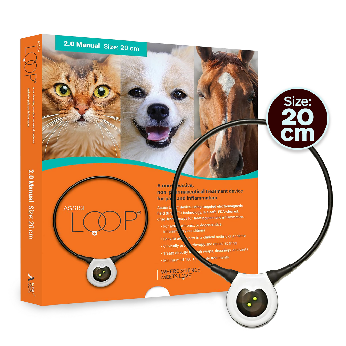 Photo of Assisi Animal Health-Assisi LOOP 2.0 Manual tPEMF Device for Dogs and Cats-from Pet Wish Pros