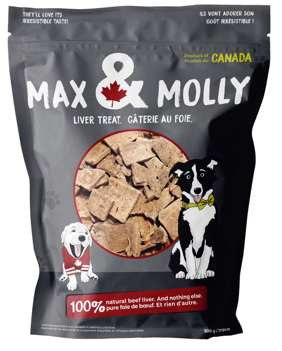 Photo of Aventix Animal Health-Max & Molly Beef Liver Treats for Dogs-17.67 oz-from Pet Wish Pros