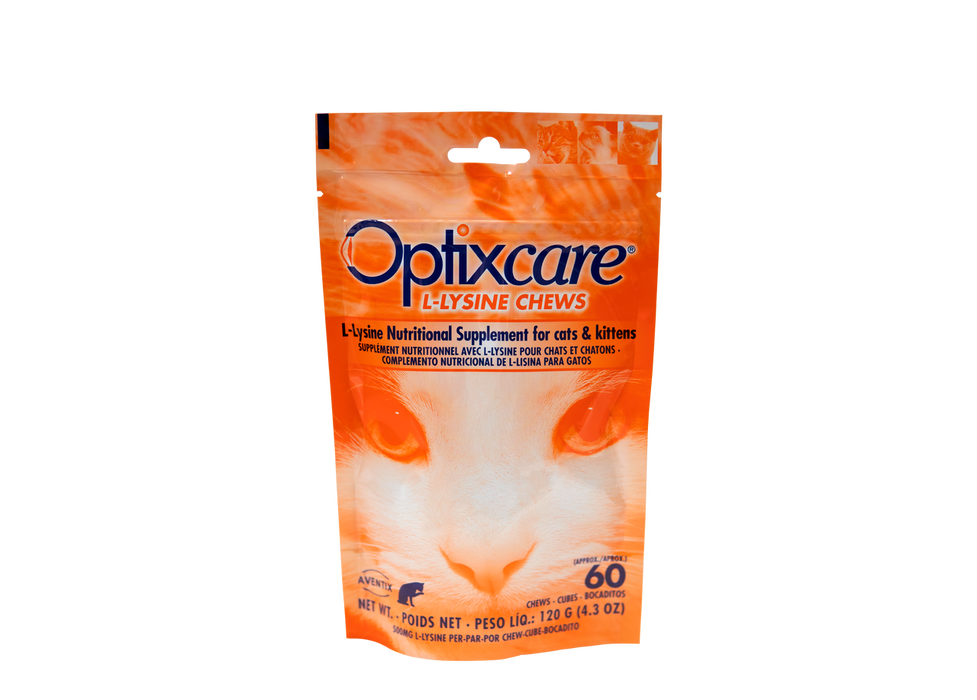 Photo of Aventix Animal Health-Optixcare L-Lysine Chews-60 count-from Pet Wish Pros