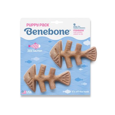 Photo of Benebone-Benebone Puppy Fishbone Dog Chew-x S-Salmon-2 pack-from Pet Wish Pros