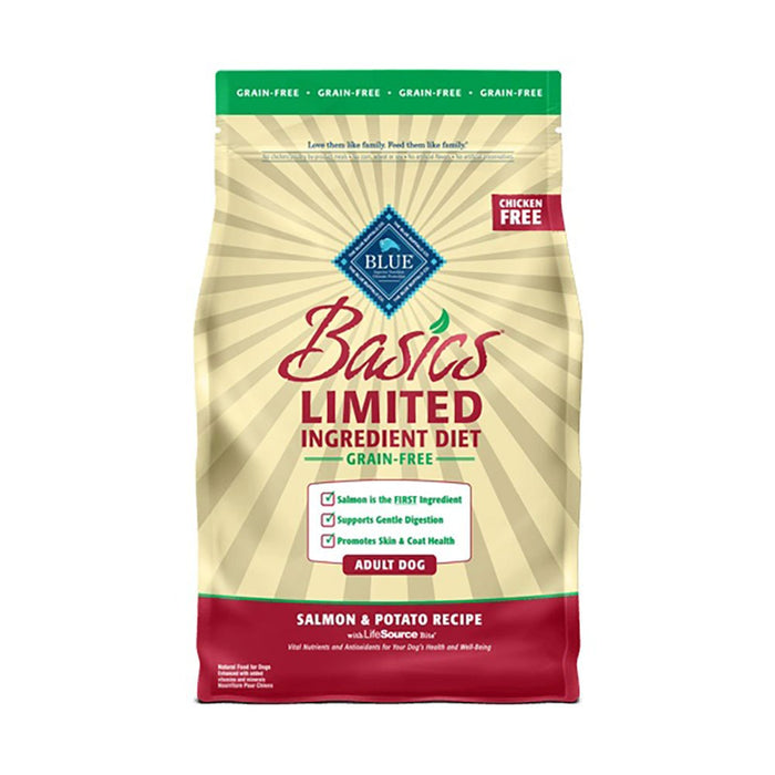 Photo of Blue Buffalo-Blue Buffalo Basics Limited Ingredient Diet Grain-Free Dry Adult Dog Food-Salmon & Potato-11 lb-from Pet Wish Pros