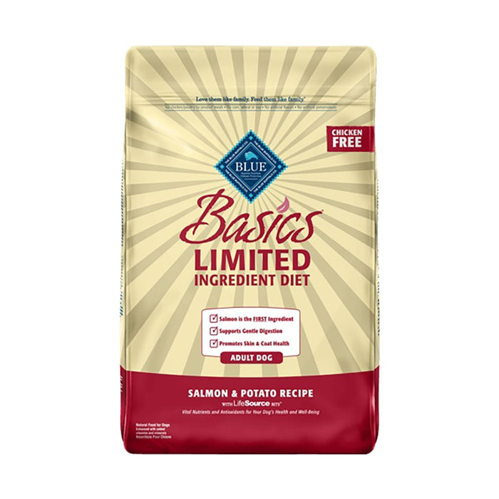 Photo of Blue Buffalo-Blue Buffalo Basics Limited Ingredient Diet Grain-Free Dry Adult Dog Food-Salmon & Potato-24 lb-from Pet Wish Pros