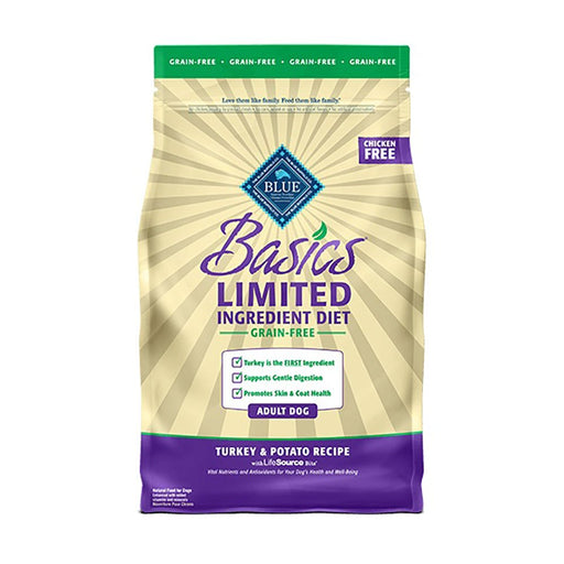 Photo of Blue Buffalo-Blue Buffalo Basics Limited Ingredient Diet Grain-Free Dry Adult Dog Food-Turkey & Potato-11 lb-from Pet Wish Pros