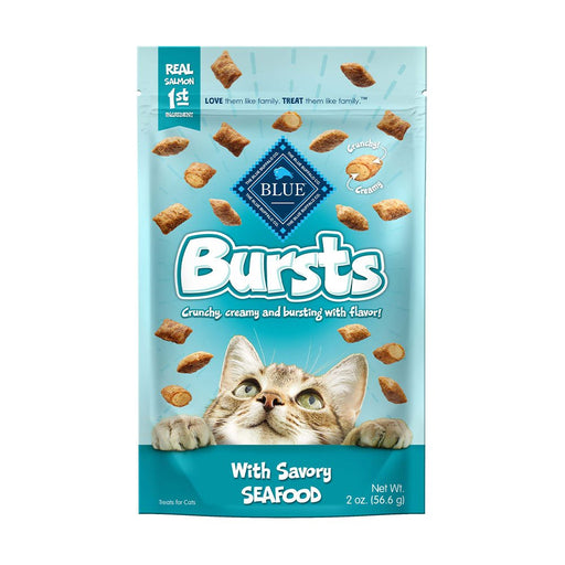 Photo of Blue Buffalo-Blue Buffalo Bursts Crunchy and Creamy Cat Treats-Savory Seafood-2 oz-from Pet Wish Pros