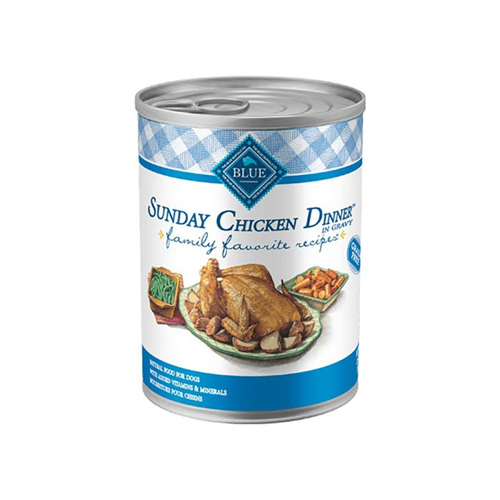 Photo of Blue Buffalo-Blue Buffalo Family Favorite Recipes in Gravy Canned Adult Dog Food-Sunday Chicken-(12.5 oz) [12 count]-from Pet Wish Pros