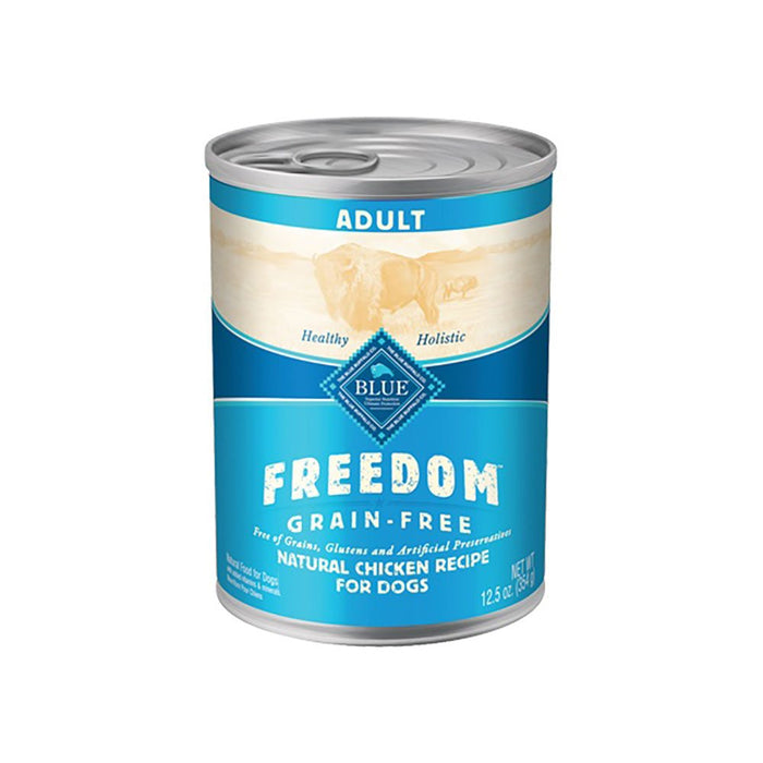 Photo of Blue Buffalo-Blue Buffalo Freedom Grain-Free Canned Adult Dog Food-Chicken-(12.5 oz) [12 count]-from Pet Wish Pros