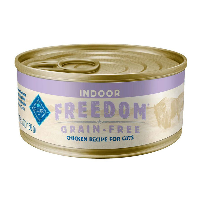 Photo of Blue Buffalo-Blue Buffalo Freedom Grain-Free Indoor Canned Adult Cat Food-Chicken-(5.5 oz) [24 count]-from Pet Wish Pros