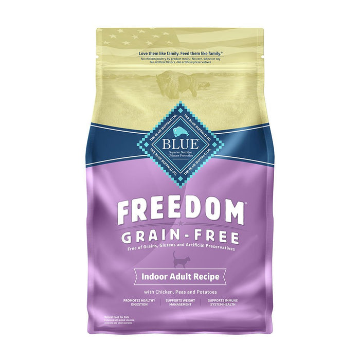 Photo of Blue Buffalo-Blue Buffalo Freedom Grain-Free Indoor Dry Adult Cat Food-Chicken-5 lb-from Pet Wish Pros