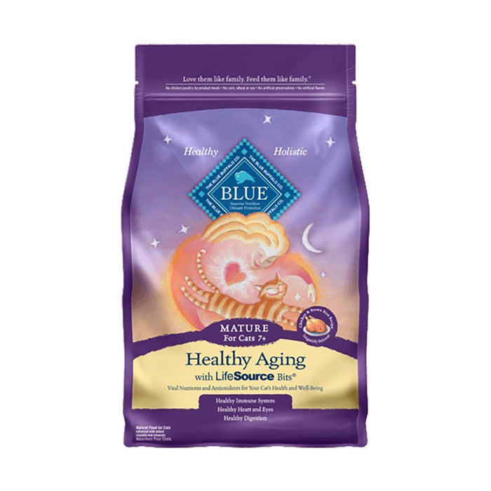 Photo of Blue Buffalo-Blue Buffalo Healthy Aging Dry Mature Cat Food-Chicken & Brown Rice-7 lb-from Pet Wish Pros