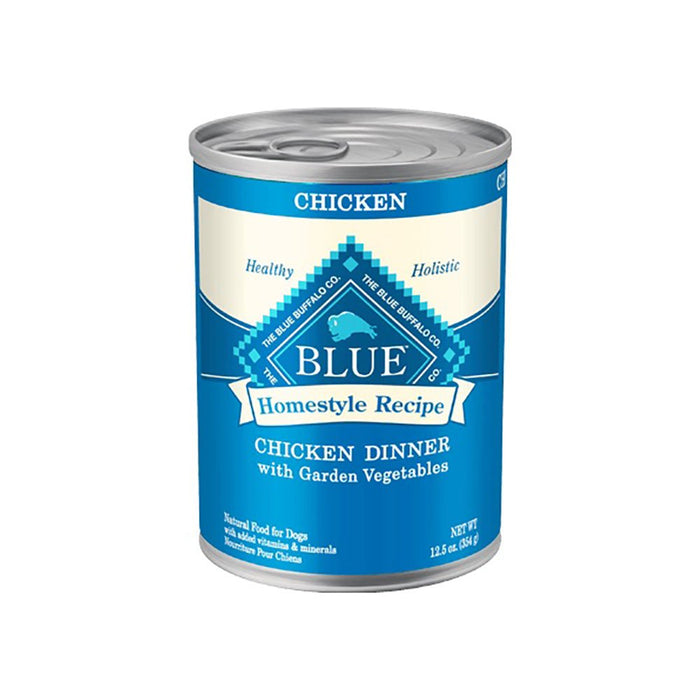 Photo of Blue Buffalo-Blue Buffalo Homestyle Recipe with Garden Vegetables Canned Adult Dog Food-Chicken Dinner-(12.5 oz) [12 count]-from Pet Wish Pros