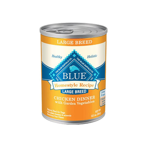 Photo of Blue Buffalo-Blue Buffalo Homestyle Recipe with Garden Vegetables Canned Large Breed Adult Dog Food-Chicken Dinner-(12.5 oz) [12 count]-from Pet Wish Pros