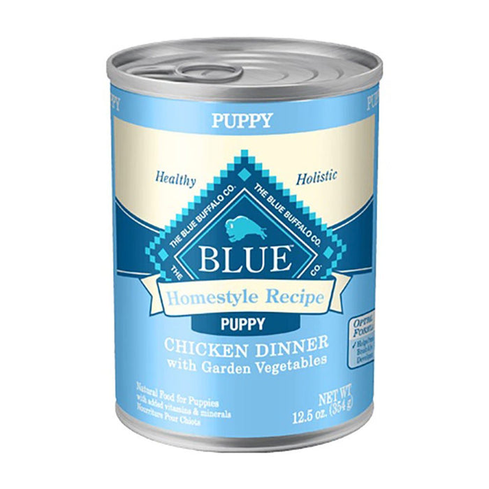 Photo of Blue Buffalo-Blue Buffalo Homestyle Recipe with Garden Vegetables Canned Puppy Food-Chicken Dinner-(12.5 oz) [12 count]-from Pet Wish Pros