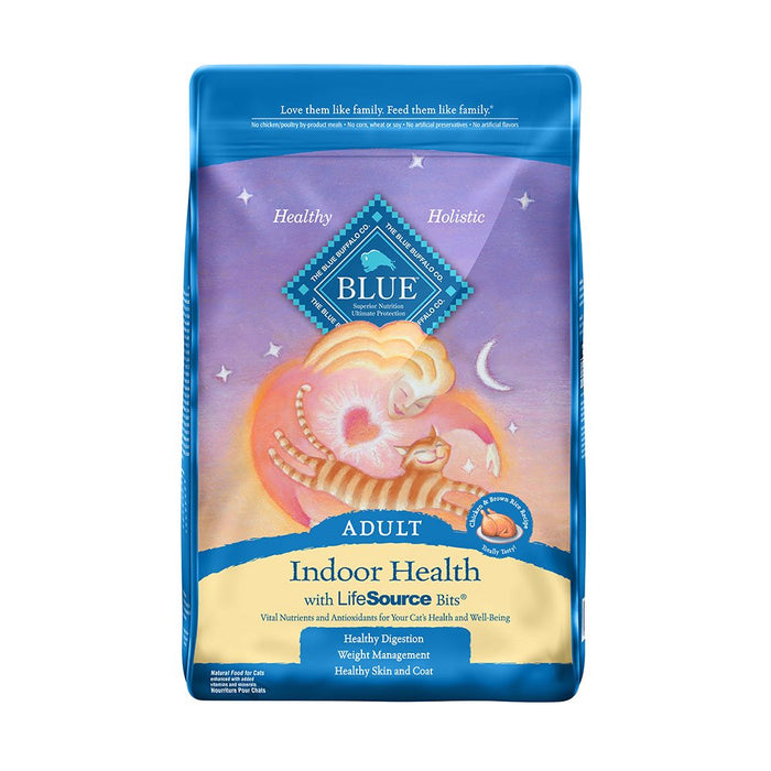 Photo of Blue Buffalo-Blue Buffalo Indoor Health Dry Adult Cat Food-Chicken & Brown Rice-15 lb-from Pet Wish Pros