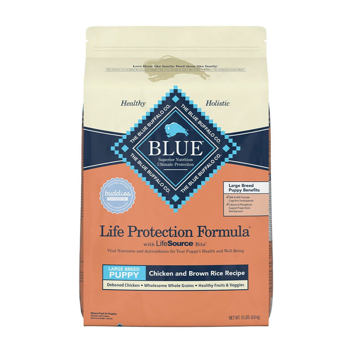 Photo of Blue Buffalo-Blue Buffalo Life Protection Formula Dry Large Breed Adult Dog Food-Chicken & Brown Rice-15 lb-from Pet Wish Pros