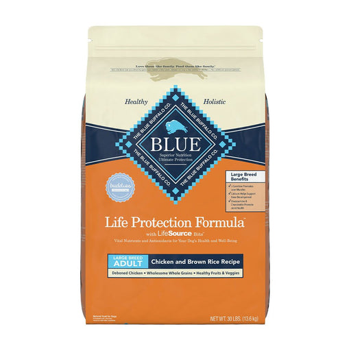 Photo of Blue Buffalo-Blue Buffalo Life Protection Formula Dry Large Breed Adult Dog Food-Chicken & Brown Rice-30 lb-from Pet Wish Pros