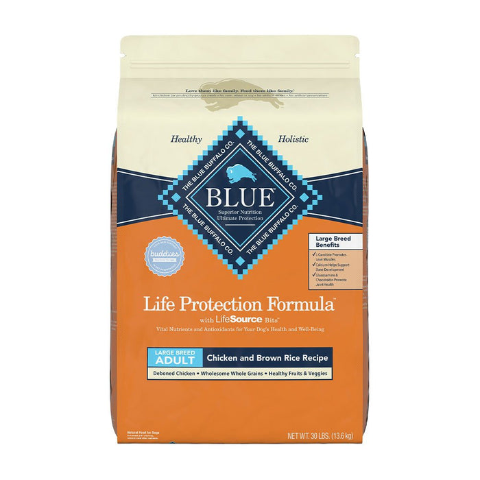 Photo of Blue Buffalo-Blue Buffalo Life Protection Formula Dry Large Breed Adult Dog Food-Chicken & Brown Rice-30 lb-from Pet Wish Pros