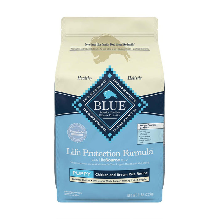 Photo of Blue Buffalo-Blue Buffalo Life Protection Formula Dry Puppy Food-Chicken & Brown Rice-5 lb-from Pet Wish Pros