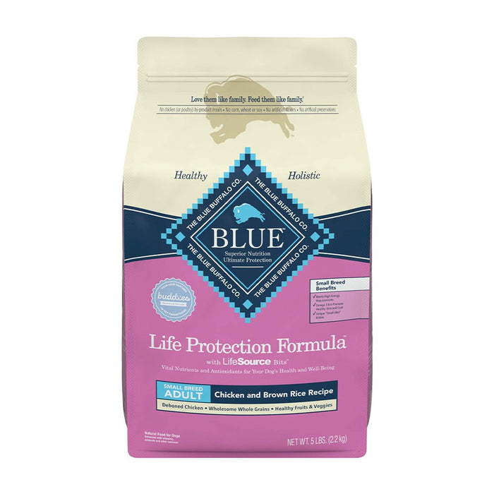 Photo of Blue Buffalo-Blue Buffalo Life Protection Formula Dry Small Breed Adult Dog Food-Chicken & Brown Rice-5 lb-from Pet Wish Pros