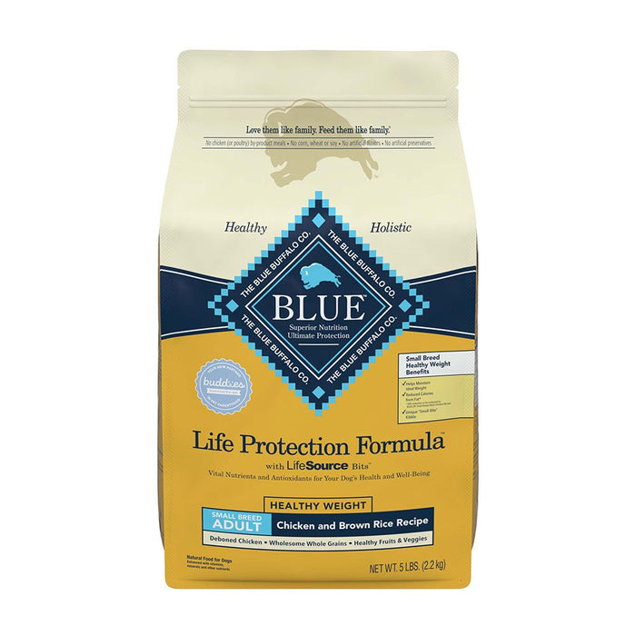 Photo of Blue Buffalo-Blue Buffalo Life Protection Formula Healthy Weight Dry Adult Dog Food-Chicken-5 lb-from Pet Wish Pros