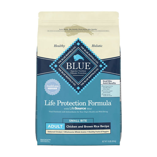 Photo of Blue Buffalo-Blue Buffalo Life Protection Formula Small Bite Dry Adult Dog Food-Chicken & Brown Rice-15 lb-from Pet Wish Pros