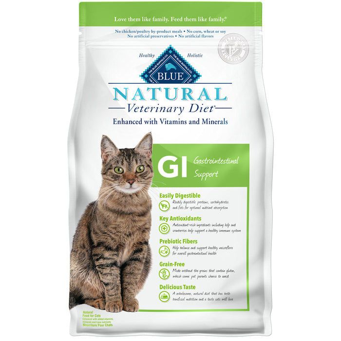 Photo of Blue Buffalo-Blue Buffalo Natural Veterinary Diet GI Gastrointestinal Support Dry Cat Food-7 lb-from Pet Wish Pros