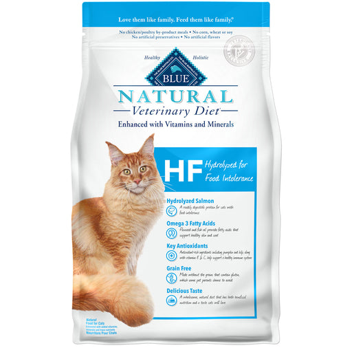 Photo of Blue Buffalo-Blue Buffalo Natural Veterinary Diet HF Hydrolyzed for Food Intolerance in Cats-7 lb-from Pet Wish Pros