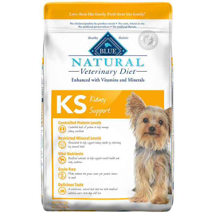 Photo of Blue Buffalo-Blue Buffalo Natural Veterinary Diet KS Kidney Support Dry Dog Food-22 lb-from Pet Wish Pros