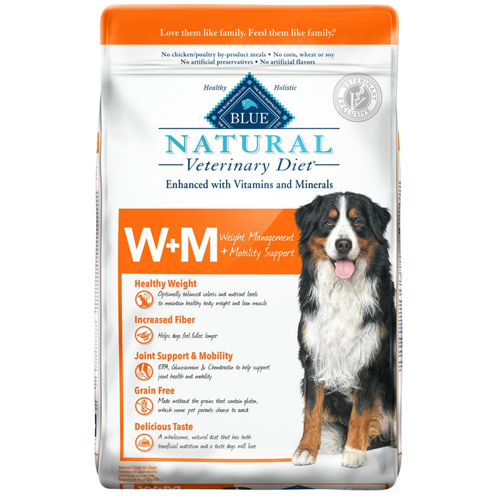 Photo of Blue Buffalo-Blue Buffalo Natural Veterinary Diet W+M Weight Management + Mobility Support Dry Dog Food-22 lb-from Pet Wish Pros