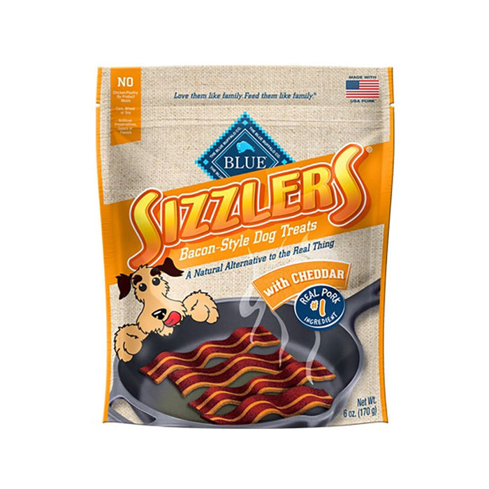 Photo of Blue Buffalo-Blue Buffalo Sizzlers Soft Dog Treats-Natural Bacon with Cheddar-15 oz-from Pet Wish Pros