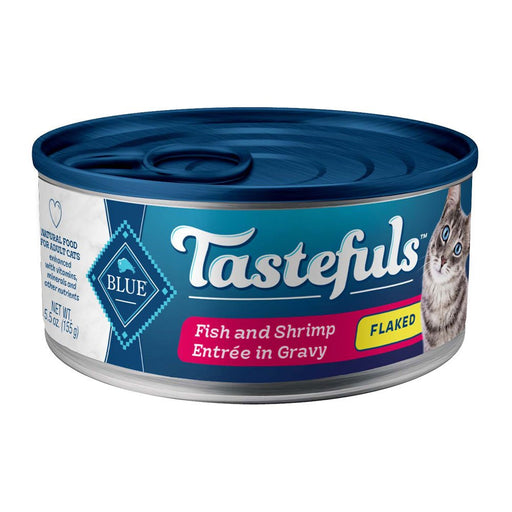 Photo of Blue Buffalo-Blue Buffalo Tastefuls Flaked Canned Cat Food-Shrimp & Fish-(5.5 oz) [12 count]-from Pet Wish Pros