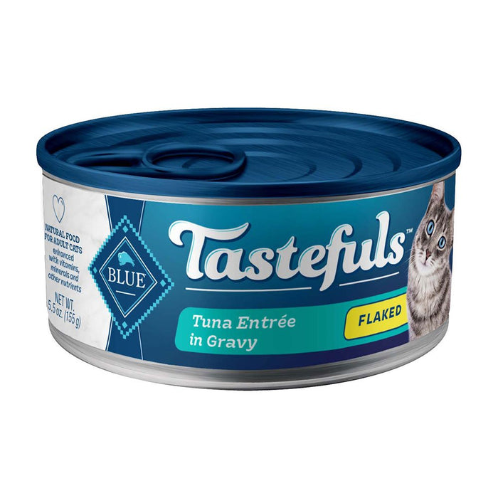 Photo of Blue Buffalo-Blue Buffalo Tastefuls Flaked Canned Cat Food-Tuna-(5.5 oz) (12 count)-from Pet Wish Pros