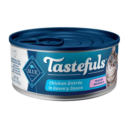 Photo of Blue Buffalo-Blue Buffalo Tastefuls Morsels Canned Cat Food-Chicken-(5.5 oz) (12 count)-from Pet Wish Pros