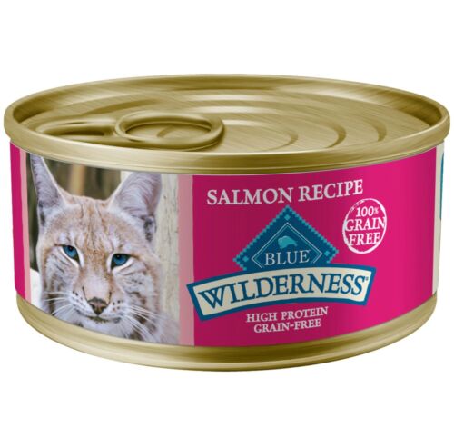 Photo of Blue Buffalo-Blue Buffalo Wilderness Grain-Free Canned Adult Cat Food-Salmon-(5.5 oz) [24 count]-from Pet Wish Pros