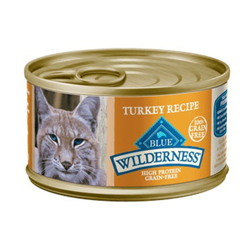 Photo of Blue Buffalo-Blue Buffalo Wilderness Grain-Free Canned Adult Cat Food-Turkey-(5.5 oz) [24 count]-from Pet Wish Pros