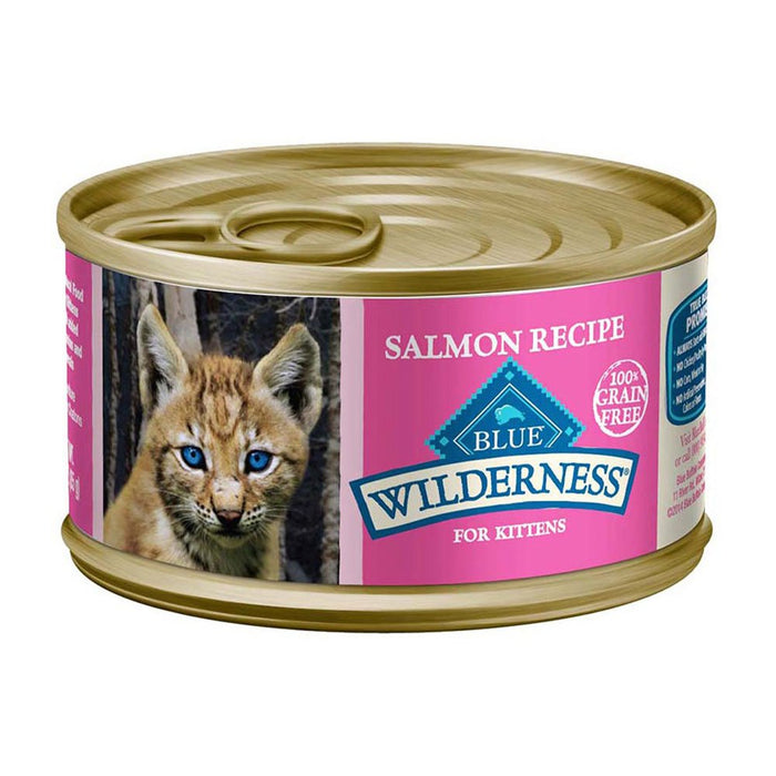 Photo of Blue Buffalo-Blue Buffalo Wilderness Grain-Free Canned Kitten Food-Salmon-(5.5 oz) [24 count]-from Pet Wish Pros