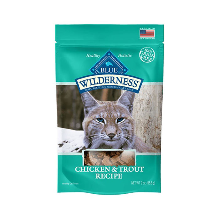 Photo of Blue Buffalo-Blue Buffalo Wilderness Grain-Free Soft-Moist Cat Treats-Chicken & Trout-2 oz-from Pet Wish Pros